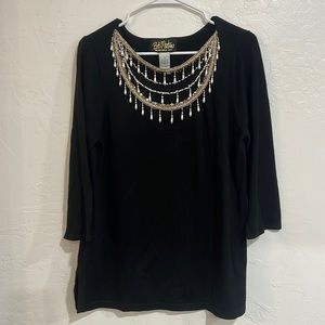 Bob Mackie blouse size m